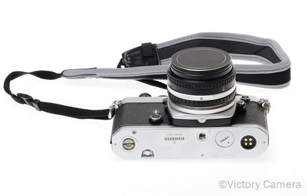 Nikon FE Chrome 35mm Film Camera 50mm f1.8 AI-S Lens [EXC]