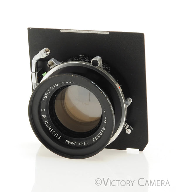 Fuji Fujinon-W S 210mm f5.6 Lens Seiko Shutter Linhof Board Fuji Fujinon-W S 210mm f5.6 Lens Seiko Shutter Linhof Board