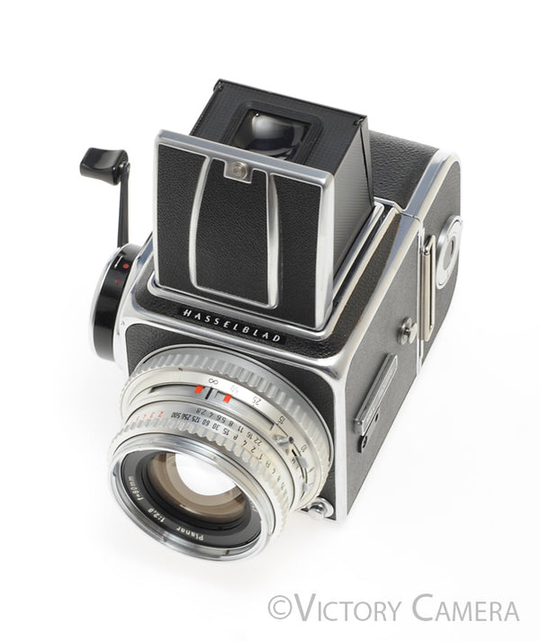Hasselblad 500 c(/m) Early Version Chrome Camera w/ A12 Back 80mm f2.8