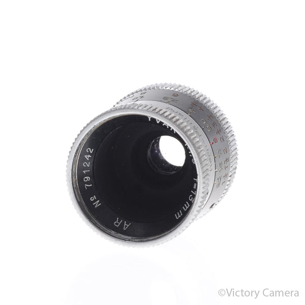 希少美品★Kern-Paillard YVAR 13mm F1.9 D Kern-Paillard YVAR 13mm f1.9 AR D Mount 8mm Cine Lens [EXC]
