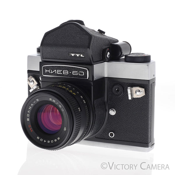 Kiev-60 TTL Medium Format 6x6 SLR w/ 80mm f2.8 Lens [EXC+]