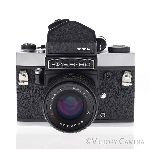 Kiev-60 TTL Medium Format 6x6 SLR w/ 80mm f2.8 Lens [EXC+]