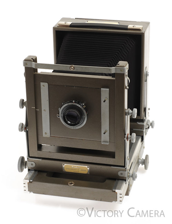 Rare Kodak Specialist Mod. 2 5x7 Gray Wooden Field Camera w/ Ektar 203