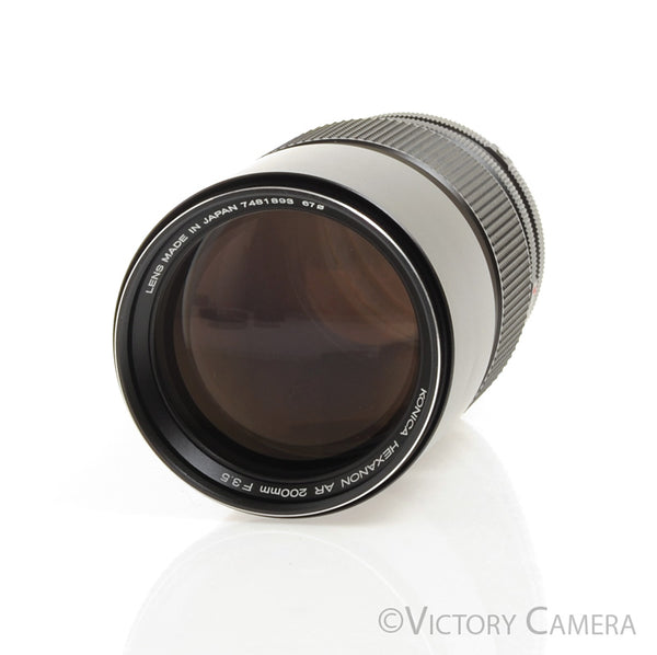 Konica Hexanon AR 200mm f3.5 Telephoto Lens [MINT-]