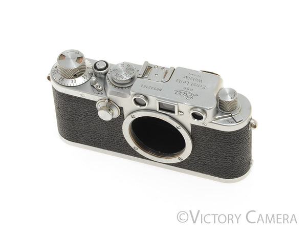 Leica IIIF Camera Color Dial Body -Clean and Working- [EXC]