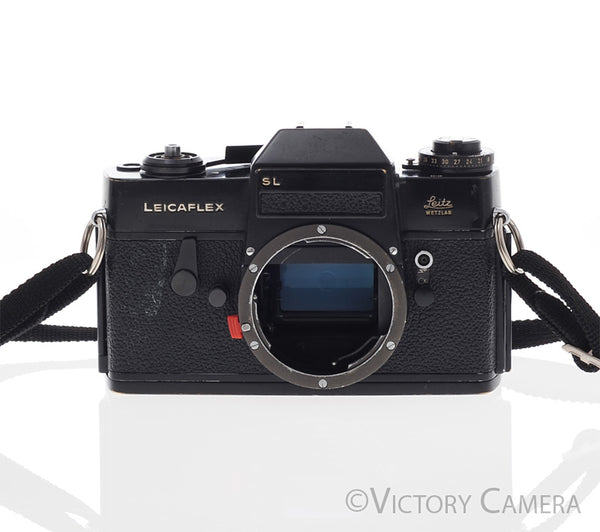 LEICAFLEX SL +説明書セット【動作確認済み】 Leica Leicaflex SL Black 35mm SLR Camera Body -FOR PARTS ONLY- [AS-IS]