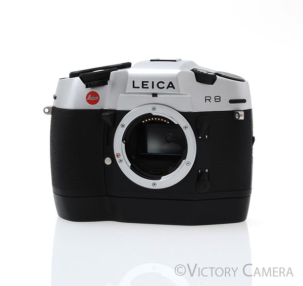 Leica R8 Chrome SLR Film Camera w/ Motor Winder [EXC+]
