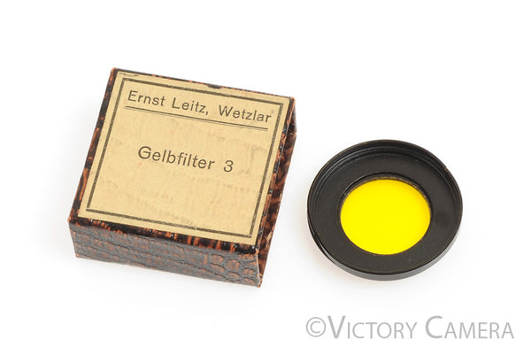 Leica FILGE Belbilter 3 Yellow Filter Slip-On for 5cm & 3.5