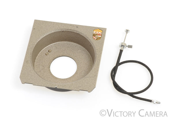 Genuine Linhof Recessed #0 4x5 View Camera Lens Board for IV V Master