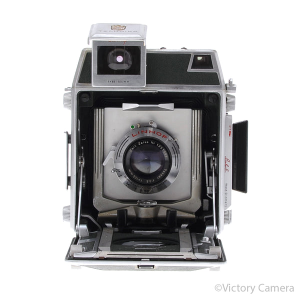 Linhof Technika III Green 6x9 Camera, 3 Lenses, Ground Glass [EXC]