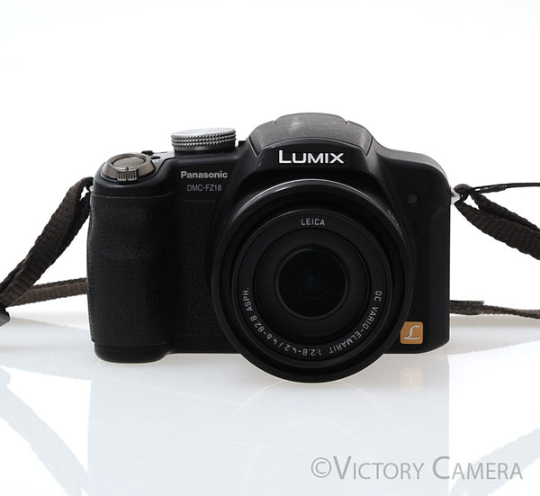 Panasonic Lumix DMC-FZ18 Black 8.1MP Digital Point and Shoot Camera [E