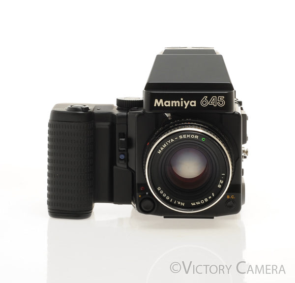 フィルムカメラ Mamiya 645 PRO AE Finder 80mm F/2.8 N NEAR MINT+3 Mamiya 645 Pro AE Finder + Sekor c 80mm f2.8 n +