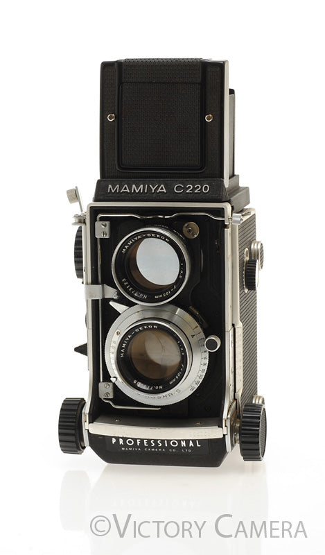 Mamiya C220 6x6 TLR Camera w/ 105mm f3.5 Lens -New Seals- [EXC]