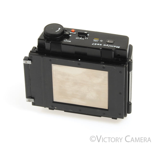 Mamiya RB67 120 220 6x7 Motorized Film Back for Pro S SD [EXC+]