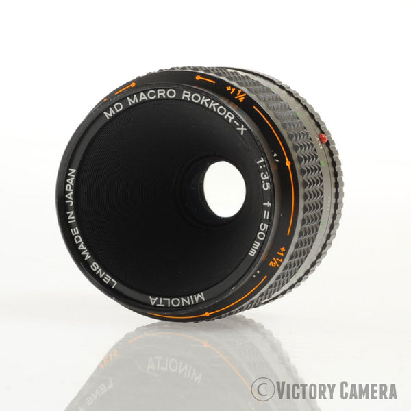 Minolta MD Rokkor-X 50mm f3.5 Macro Prime Lens [EXC]