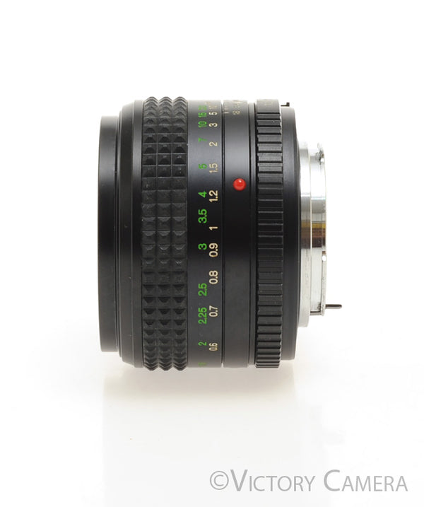 Minolta MD Rokkor-X 50mm f1.2 FAST Prime Lens -Small Fungus- [GOOD]