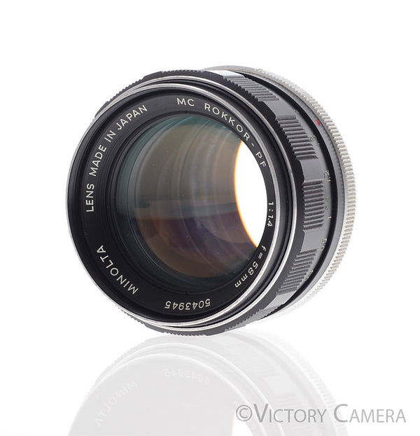 Minolta MC Rokkor-PF 58mm f1.4 Fast Prime Lens [EXC]