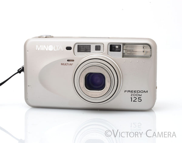Minolta Freedom Zoom 125 35mm Point & Shoot Film Camera 37.5-12mm Lens