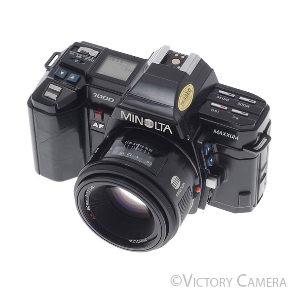 Minolta Maxxum 7000 35mm Film Camera with 50mm f1.7 Prime Lens [EXC]
