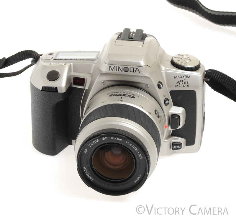 Minolta Maxxum HTsi 35mm AF Film Camera / 35-80mm Zoom Lens -Clean-
