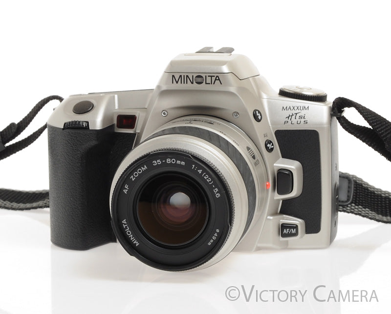Minolta Maxxum HTsi 35mm AF Film Camera / 35-80mm Zoom Lens -Clean-