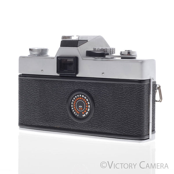 Minolta SRT101 SRT 101 Chrome 35mm Camera with 50mm f1.7 Lens [EXC]