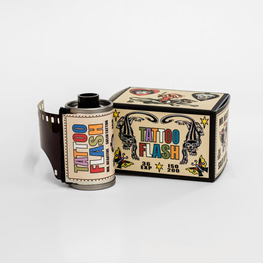 Mr. Negative Tattoo Flash 200 Color Negative Film (35mm, 36 Exposures) - Victory Camera