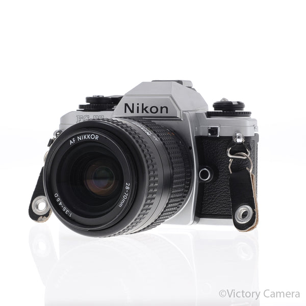 Nikon FG-20 FG20 35mm Camera with Nikon 28-70mm Zoom Lens [EXC]