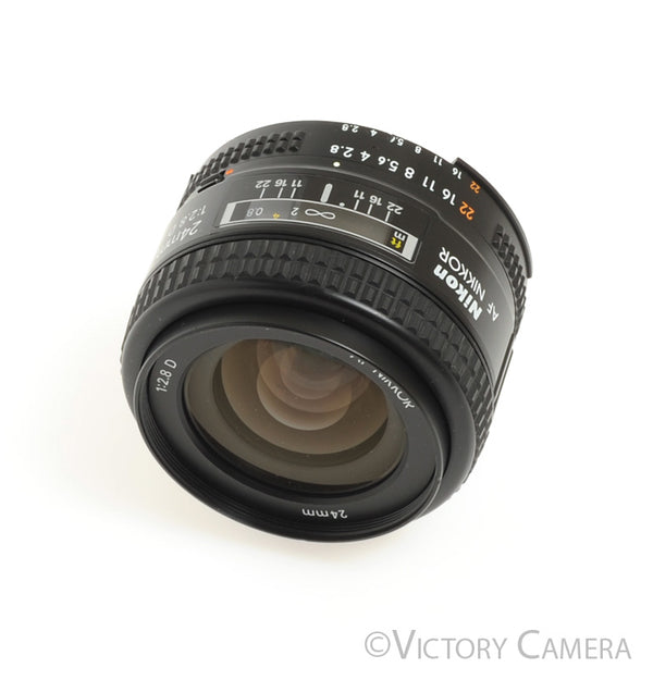 Nikon Nikkor 24mm f2.8 AF-D Auto Focus Wide Angle Lens -Clean- [EX]