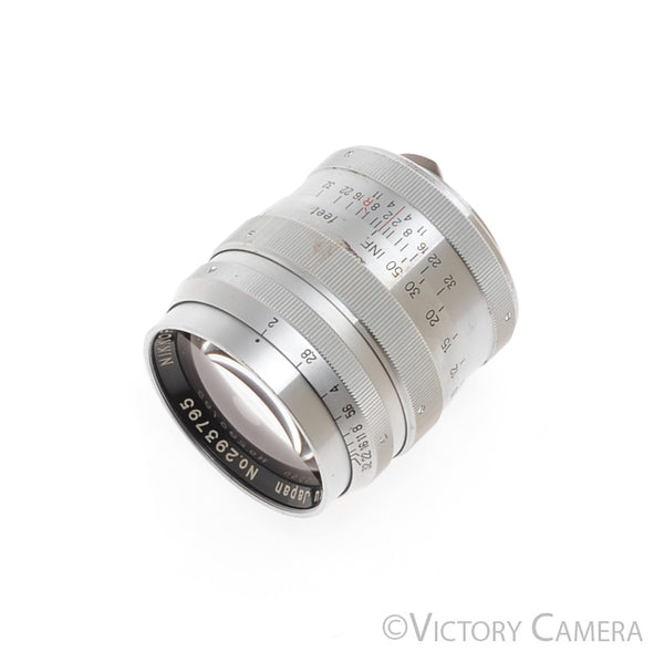Nikon Nikkor-P.C 8.5cm 85mm f2 S Mount Rangefinder Lens [EXC-]