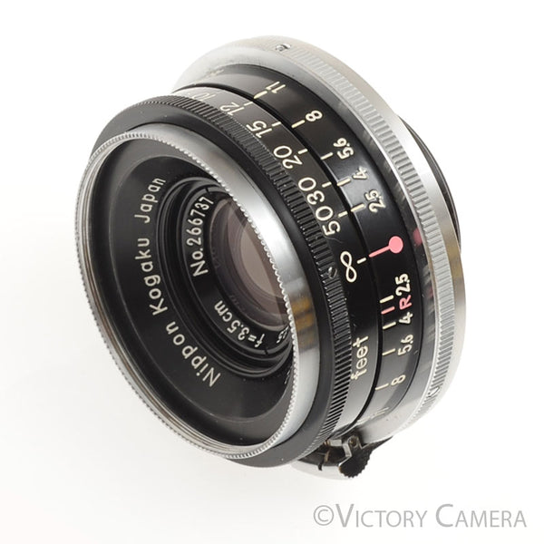 Nikon W-Nikkor 3.5cm 35mm f2.5 Lens for Nikon Rangefinder Cameras [EXC