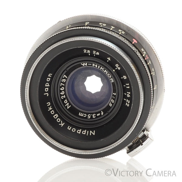 Nikon W-Nikkor 3.5cm 35mm f2.5 Lens for Nikon Rangefinder Cameras [EXC