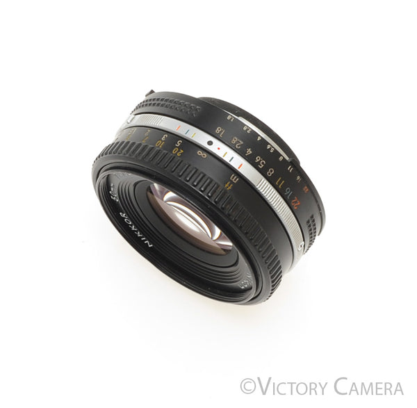 ニコン Nikon NIKKOR 50mm F1.8 Ai ≪油染み無し≫ Nikon Nikkor 50mm f1.8 AI-S Pancake Lens [EXC]