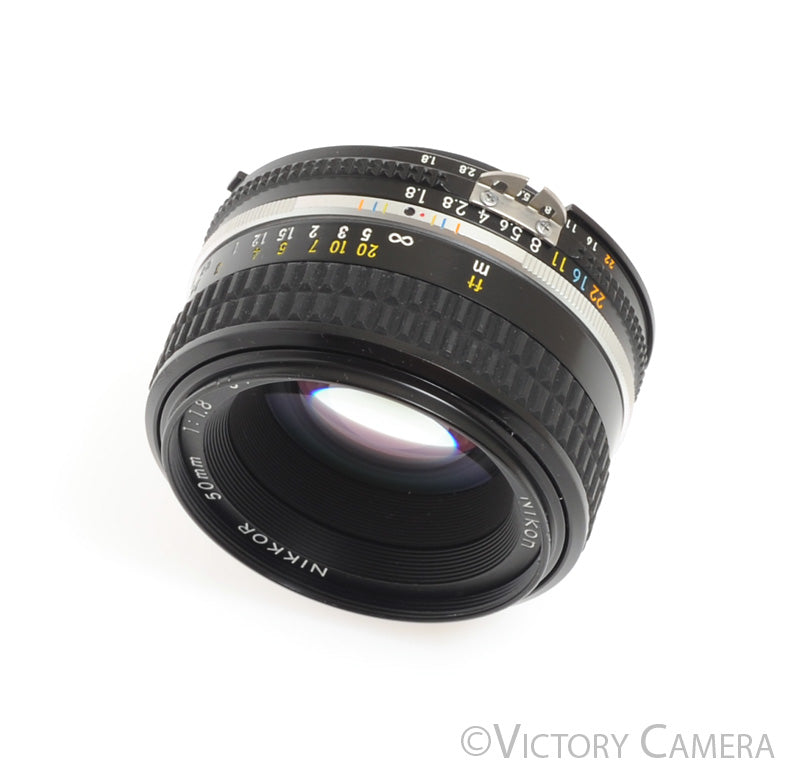 Nikon Nikkor 50mm F1.8 AI-S Manual Lens III -Long Version, Clean-