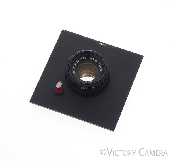 Nikon EL-Nikkor 50mm f2.8 Enlarging Lens w/ Beseler Board [EXC+]