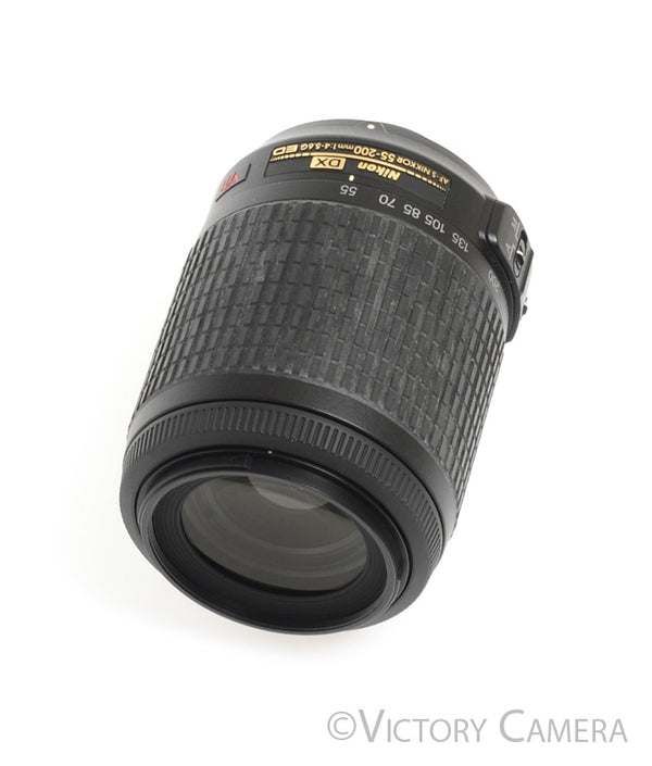 Nikon Nikkor AF-S 55-200mm f4-5.6 G ED DX VR Telephoto Zoom Lens -Clea