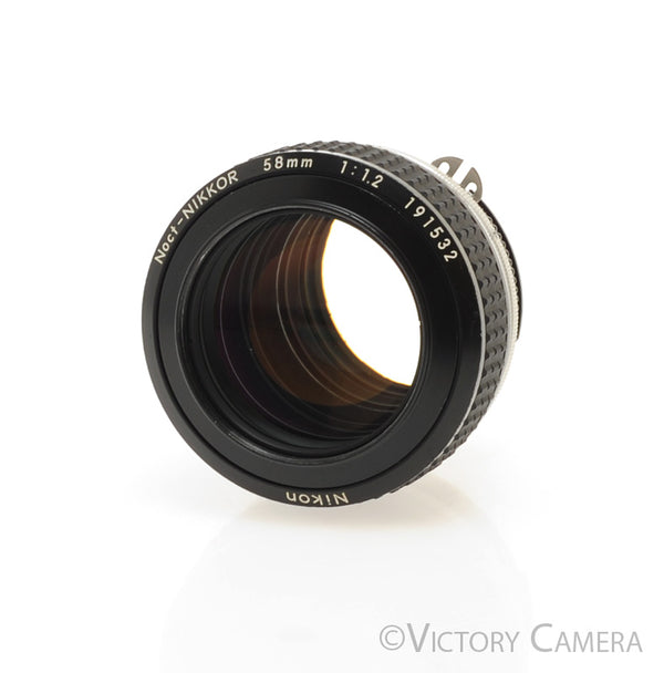 Nikon Rare Noct-Nikkor Noct Nikkor 58mm f1.2 AI-s Prime Lens