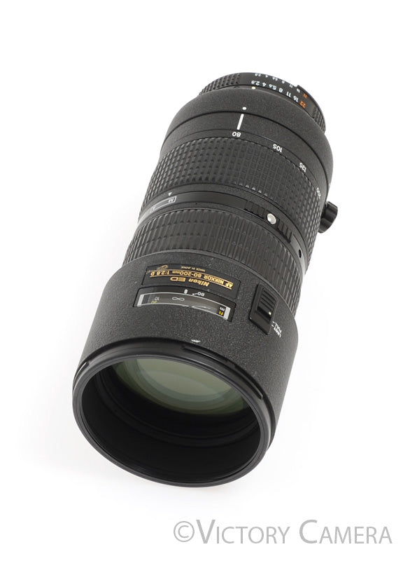 Nikon AF Nikkor 80-200mm f2.8 D ED AF-D Lens Push Pull -Clean w/ Shade- - Victory Camera