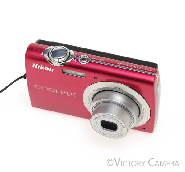 Nikon CoolPix S230 Pink 10MP Digital Point & Shoot Camera [EXC]