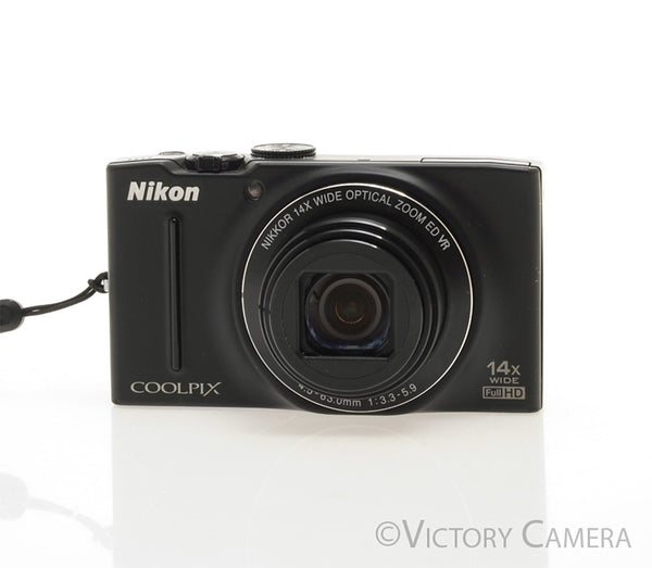 Nikon CoolPix S8200 Black 16.1mp Digtial Point & Shoot Camera [EXC]