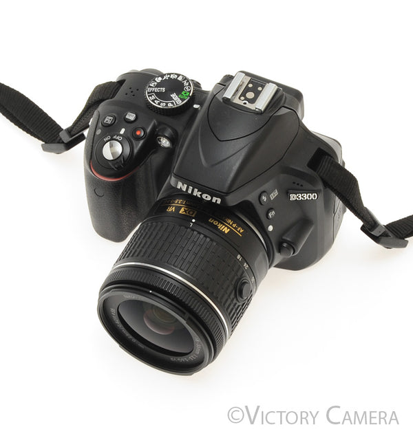 Nikon D3300 24MP Digital SLR Camera w/ 18-55mm Zoom Lens [EXC+]