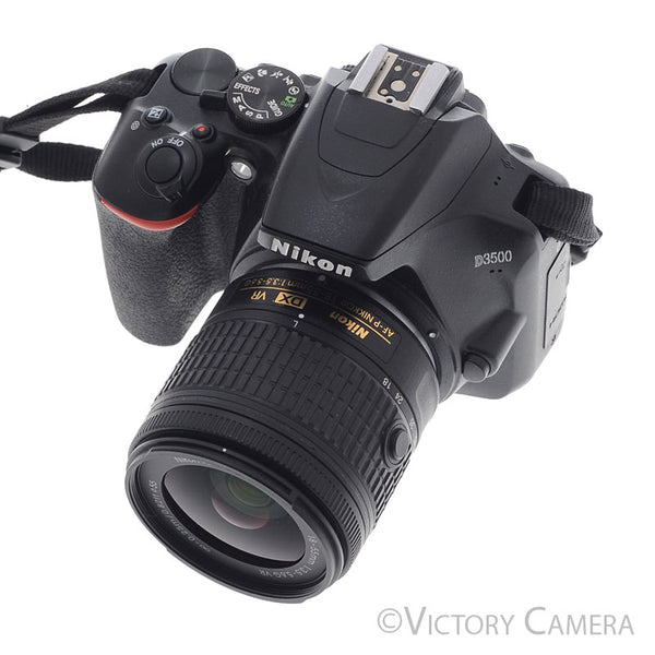 Nikon D3500 24.2MP Digital SLR Camera w/ 18-55mm Zoom Lens [EXC+]