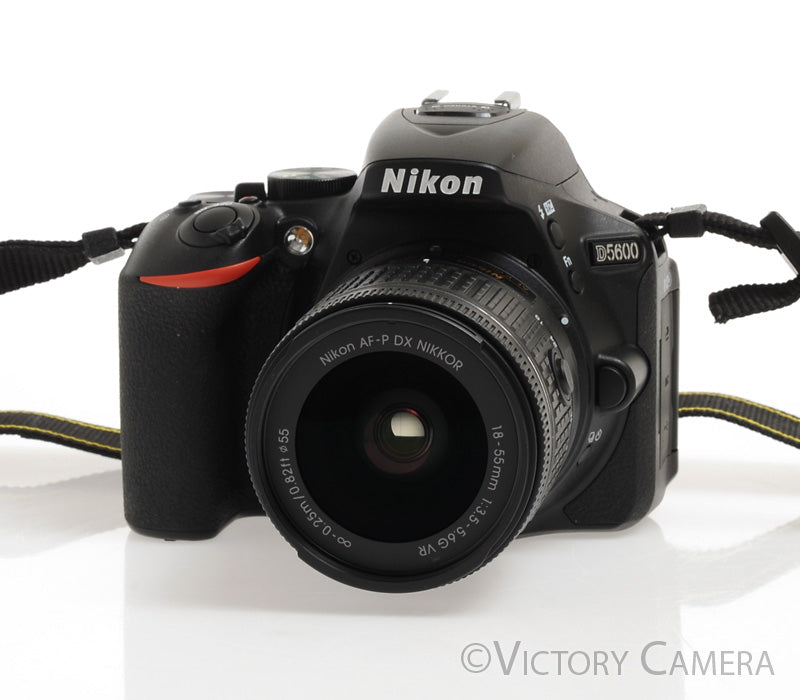 Nikon D5600 24.2MP Digital SLR Camera w/ 18-55mm Zoom Lens -Clean, ~400 Shots-