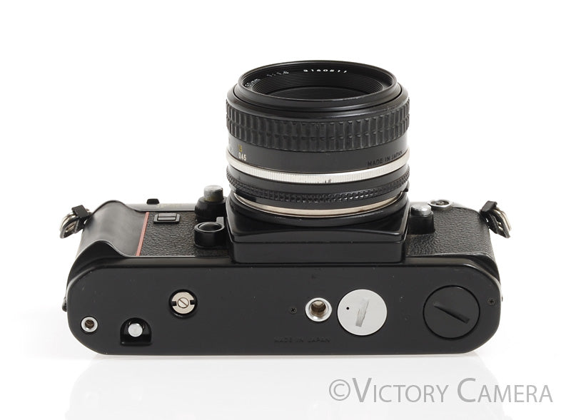 Nikon F3 HP F3HP 35mm Film Camera w/ Nikkor 50mm f1.8 AI-S -Clean, New Seals-