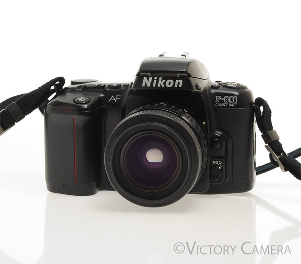 Nikon F-601 AF Film SLR Camera w/ Tamron 28-70mm Zoom Lens [EXC]