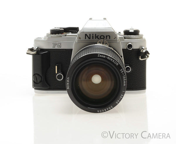 Nikon FG ＋ ZoomNikkor 35～105mm f3.5～4.5 Nikon 35-105mm f3.5-4.5 Zoom-Nikkor AI-S - Lens – Kamerastore