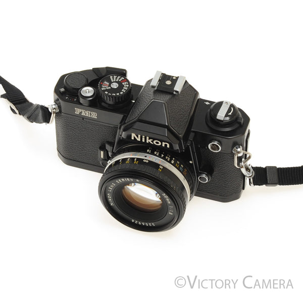 Nikon FM2-N FM2N Black Camera Body w/ 50mm f1.8 AI-s Lens [EXC+]