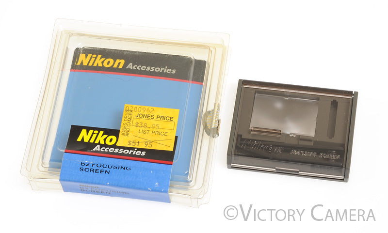 Nikon B2 Focusing Screen (Matte W/ Focusing Spot) for FM/FE/FM2/FE2/FM3 -Mint-