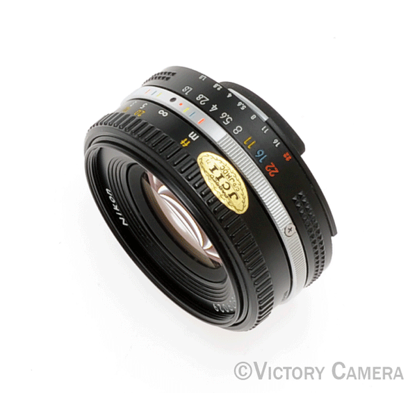 Nikon Nikkor 50mm f1.8 AI-S Pancake Lens [EXC+]