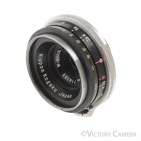 Nippon Kogaku W-Nikkor.C 2.8cm 28mm f3.5 Black Nikon S Lens [EXC+]